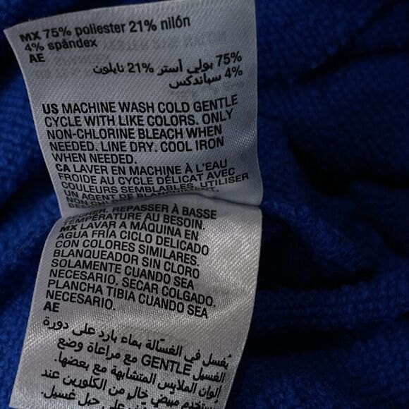 INC International Concepts SZ 6 Cropped Romper Jumpsuit Stretch Pockets Blue - Picture 8 of 8